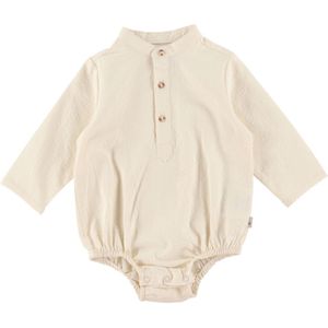Wheat Hemdromper l/s - Victor - Eierschaal - Wheat - 2 jaar (92) - Romper L/S