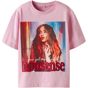 Name It T-Shirt - NkfOdassa - Cicons - Lilac Zakje - Name It - 7-8 jaar (122-128) - T-Shirts