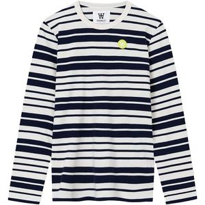 Wood Wood Blouse - Moa - Off White/Navy Strepen - Wood Wood - M - Medium - Shirts