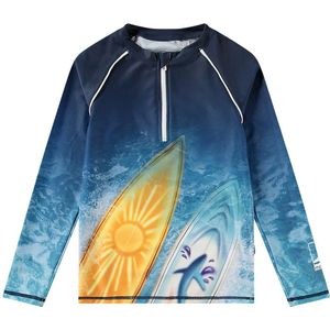 Molo Zwemtop - UV50+ - Edel - Surf Art Blue Chill - Molo - 15-16 jaar (170-176) - Badmode