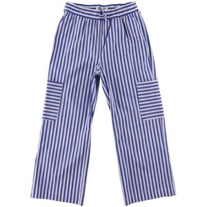 Sofie Schnoor Meisjes Broek - Navy Striped - Sofie Schnoor - 8 jaar (128) - Broeken - Katoen