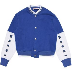 Marni Cardigan - Blauw/Wit - Marni - 10 jaar (140) - Cardigan