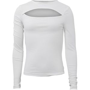 Hound Blouse - Uitsnede Top - Off White - Hound - 8 jaar (128) - Shirts