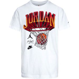 Jordan T-Shirt - Hoepelstijl - Wit m. Print - Jordan - 4-5 jaar (104-110) - T-Shirts