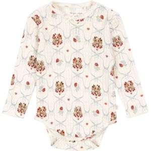 Konges Sløjd Romper l/s - Rib - Minnie - Puppy m. Pointelle - Konges Sløjd - 74 - Romper L/S