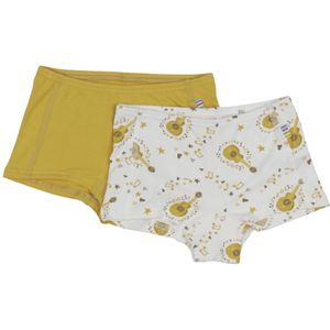 Joha Hipsters - 2-pack - Bamboe - Geel/Off White m. Guitar - Joha - 90 - Hipsters