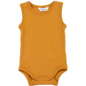 Joha Romper u/æ - Wol - Geel - Joha - 50 - Romper Mouwloos