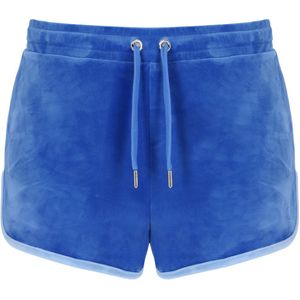 Juicy Couture Shorts - Fluweel - Ultramarijn - Juicy Couture - XS - Xtra Small - Shorts