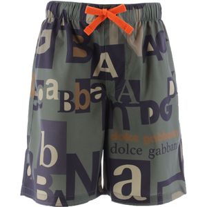 Dolce & Gabbana Zwembroeken - herboren om te leven - Legergroen  - Dolce & Gabbana - 5 jaar (110) - Badmode