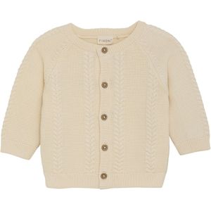 Fixoni Cardigan - Gebreid - Advocaat - Fixoni - 56 - Cardigan