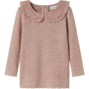 Name It Blouse - Wol - NmfWang - Shadow Grijs - Name It - 3 jaar (98) - Shirts