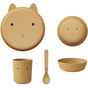 Liewood Bestek-Set - Bioplastic - 4 Onderdelen - Brody - Rabbit  - Liewood - OneSize - Bestek-Set