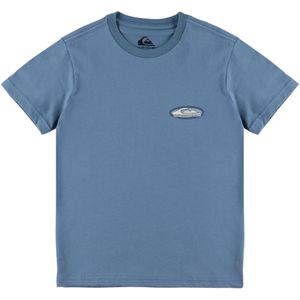 Quiksilver - T-shirt - China Blue - Korte Mouwen - 100% Katoen