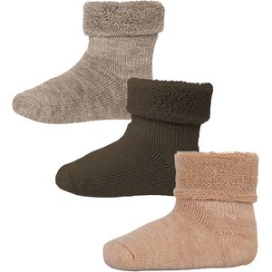 MP Sokken - 3-pack - Wol - Brown Gemêleerd - MP - 17/18 - Sokken