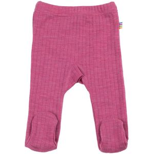 Joha Leggings m. Voeten - Wol - Framboos Rood - Joha - 50 - Leggings