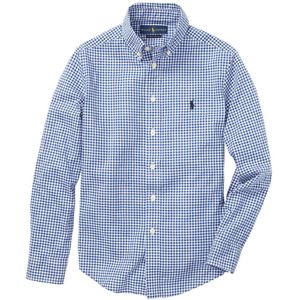 Polo Ralph Lauren Overhemd - Core Aanvullen - Blauw/Wit Geruit - Polo Ralph Lauren - 8 jaar (128) - Overhemd