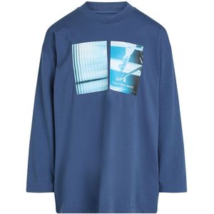 Calvin Klein Blouse - Verschoven afbeelding - Vlag Blue - Calvin Klein - 16 jaar (176) - Shirts