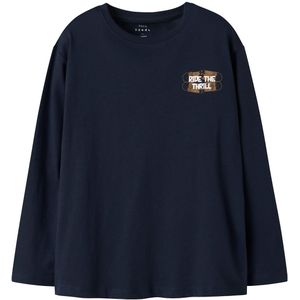 Name It Blouse - Loose - NkmVagno - Navy Blazer/Thrill - Name It - 6 jaar (116) - Shirts