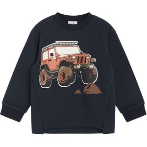 Hust and Claire Sweatshirt - Zon - Navy m. Offroader - Hust and Claire - 3 jaar (98) - Sweatshirt