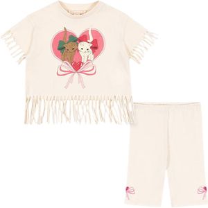 Konges Sløjd Shorts Set - T-Shirt/Fietsbroek - Marah - Dew - Konges Sløjd - 5-6 jaar (110-116) - Shorts