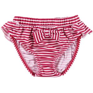 Petit Crabe Bikinislips - Zoe - UV50+ - Rood/Wit Gestreept - Petit Crabe - 7-8 jaar (122-128) - Bikinis