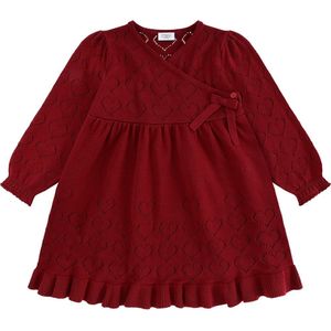 Hust and Claire Jurk - Gebreid - HCKarina - Theebes m. Pointelle - Hust and Claire - 4 jaar (104) - Jurk