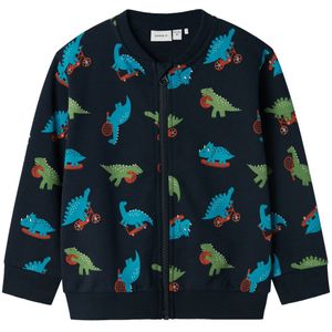 Name It Cardigan - NmmBertillo - Dark Sapphire m. Dino's - Name It - 3 jaar (98) - Cardigan