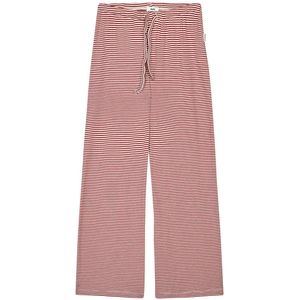 Mads Nørgaard Broek - Rib - Stripe Verona - Wijnhuis/Vanilla Ice - Mads Nørgaard - 10 jaar (140) - Broeken - Katoen