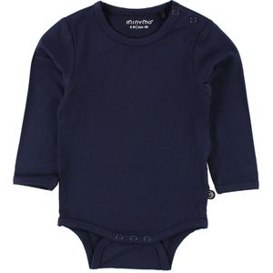 Minymo Romper l/s - Bamboe - Navy - Minymo - 50 - Romper L/S