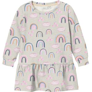 Name It Sweatjurk - NmfKathy - Peyote Melange - Name It - 2 jaar (92) - Jurk