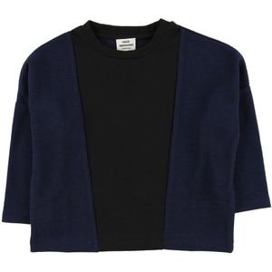 Mads Nørgaard Blouse - Trustina - Navy/Zwart - Mads Nørgaard - 6 jaar (116) - Shirts