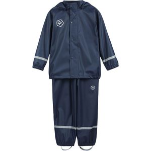 Color Kids Regenkleding m. Bretellen - PU - Dress Blues - Color Kids - 4 jaar (104) - Regenkleding