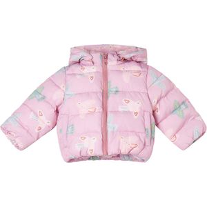 Stella McCartney Kids Gevoerde Jas m. Fleece - Roze m. Vogels - Stella McCartney Kids - 24 mnd - Donsjassen