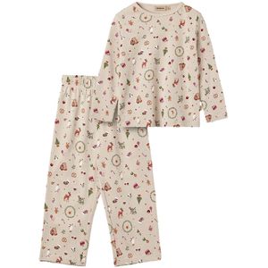 Wheat Pyjama set - 2-delig - Mila - Offwhite Holiday - Wheat - 3 jaar (98) - Pyjama - Tweedelig