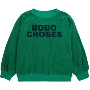 Bobo Choses Sweatshirt - Terry - Green - Bobo Choses - 6-7 jaar (116-122) - Shirts
