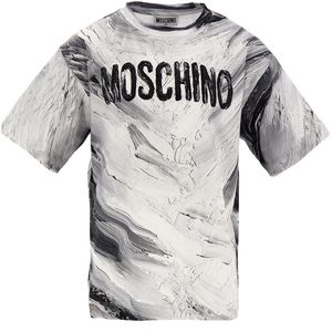 Moschino T-Shirt - Optisch White/Grijs - Moschino - 10 jaar (140) - T-Shirts