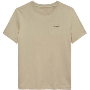 Calvin Klein T-Shirt - Kist Inst. Logo - Oud Marble Grey - Calvin Klein - 10 jaar (140) - T-Shirts