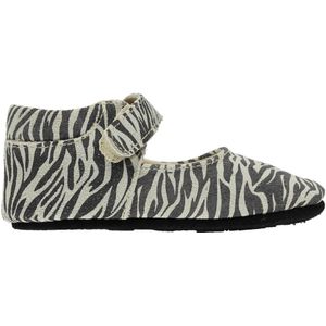 Fuzzies Ballerina Pantoffels - Tess - Zebraprint - Fuzzies - 19/20 - Pantoffels
