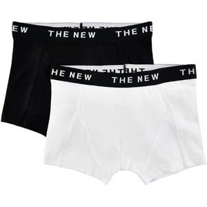 The New Boxershorts - 2-pack - Noos - Zwart/Wit - The New - 3-4 jaar (98-104) - Boxershorts