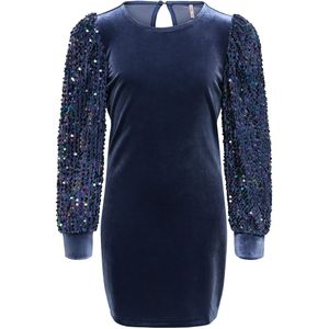 ONLY GIRLS - Korte Jurk - Mini-lengte - Lange Mouwen - Glitterdetail - Pailletten Detail