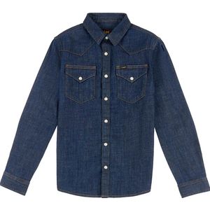 Lee Overhemd - Denim - Western - Mid Wassen - Lee - 15-16 jaar (170-176) - Overhemd