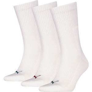 PUMA - UNISEX CUSHIONED NEXT CREW - Sportsokken - Wit - 3 Paar