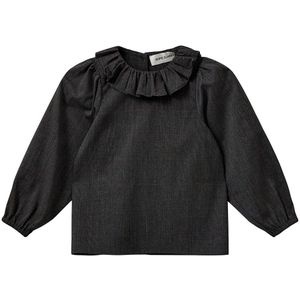Sofie Schnoor Blouse - Antracit Controleren - Sofie Schnoor - 4 jaar (104) - Shirts