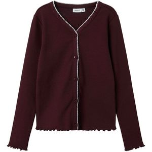 Name It Cardigan - Rib - NkfTalinda - Sassafras - Name It - 11-12 jaar (146-152) - Cardigan