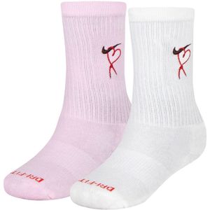Nike Sokken - 2-pack - Roze Schuim - Nike - 23,5/27 - Sokken