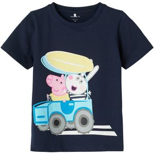 Name It T-Shirt - NmmPmase - Peppapig - Dark Sapphire - Name It - 1½ jaar (86) - T-Shirts