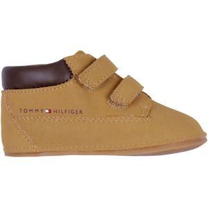 Tommy Hilfiger - Kruipschoentjes - Okerkleur - Klittenbandsluiting