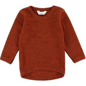 Joha Blouse - Wol - Rib - Rust - Joha - 70 - Shirts