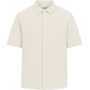 Grunt Overhemd - Wafel - GRAlfred - Off White - Grunt - 12 jaar (152) - Hemd S/S