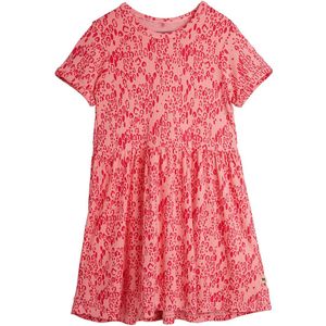 Mini Rodini Jurk - Roze m. Luipaardprint - Mini Rodini - 4-5 jaar (104-110) - Jurk